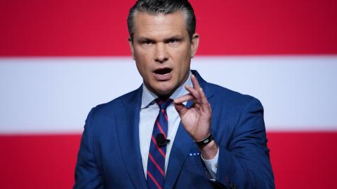 U.S. Secretary of War Pete Hegseth addresses Congress during an intelligence hearing in September 2019 at the Department of Defense.